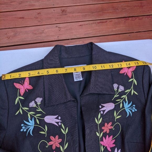 PURSUITS LTD. FLORAL DESIGN JACKET! NWT! - Picture 4 of 16